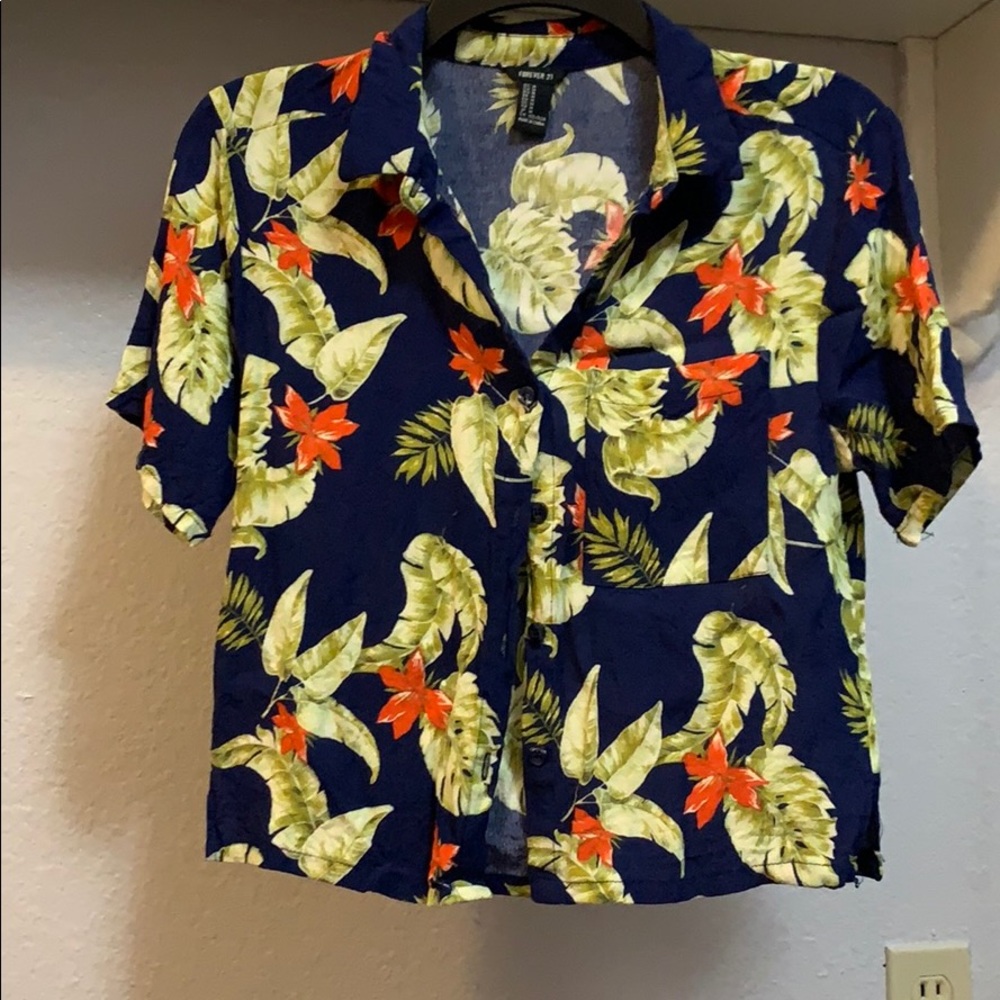 Forever 21 Crop button down